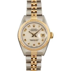 Rolex Ladies Datejust 69173 Ivory Jubilee Arabic Dial