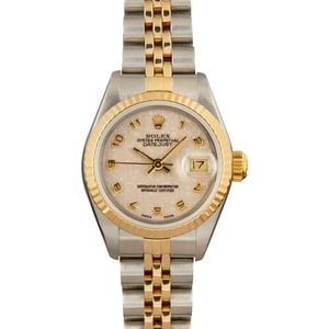 Ladies Rolex Datejust 69173 Ivory Dial