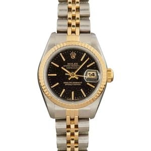 Rolex Lady Datejust 69173 Black Index Dial