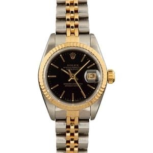 Ladies Rolex Datejust 69173 Black