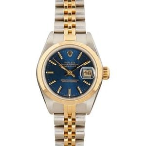 Ladies Rolex Datejust 79163 Stainless Steel & 18k Yellow Gold