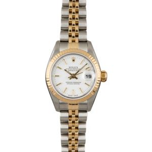 Used Rolex Datejust 79173 White Index Dial