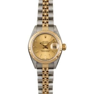 PreOwned Rolex Datejust 79173 Champagne Dial