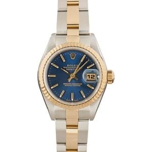 Ladies Rolex Datejust 79173 Blue Dial