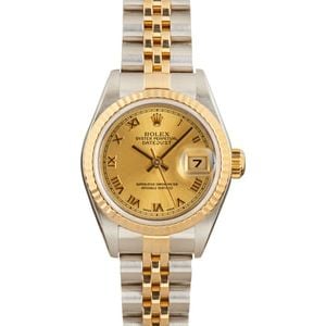 Used Rolex Datejust 79173 Champagne Dial