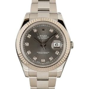 Rolex Datejust II 116334 Diamond Dial