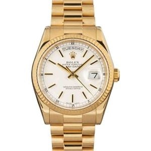 Rolex Day-Date President 118238 White Dial