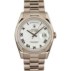 Used Rolex Day Date 118239 White Gold