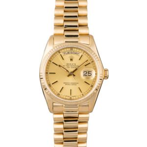 Used Rolex Day-Date 18038 Yellow Gold President