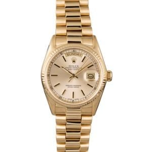 Used Rolex Day-Date 18038 Yellow Gold Watch