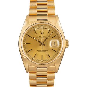 Rolex Day-Date 18038 Yellow Gold