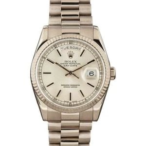 Pre-Owned Rolex President 118239 White Gold