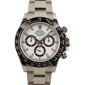 Used Rolex Daytona 116500 White Dial