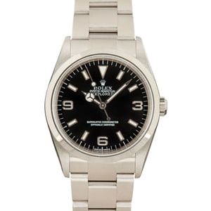 Pre-owned Rolex Explorer 114270 Stainless Steel