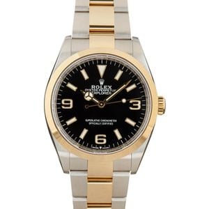 Pre-Owned Rolex Explorer 124273 Steel & 18k Gold