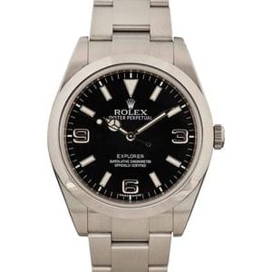 PreOwned Men's Rolex Explorer 214270 Stainless Steel