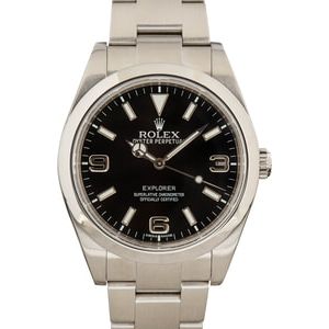 Rolex Explorer 214270 Mark I Black Arabic Dial