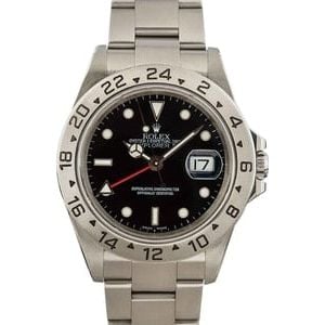 Mens Rolex Explorer II 16570 Black