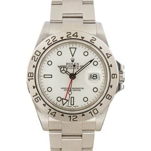 Rolex Explorer II 16570 White Polar Dial