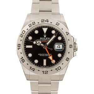 Rolex Explorer II Black Dial 216570 Stainless Steel