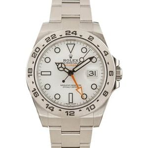 Rolex Explorer II 216570 White Polar Dial