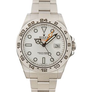 Rolex Explorer II 216570 White 42MM