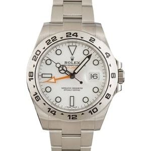 Rolex Explorer II 216570 White Dial 42MM