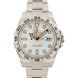 Rolex Explorer II 216570 White 42MM