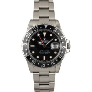 Used Rolex GMT-Master 16750 Black Tritium Dial