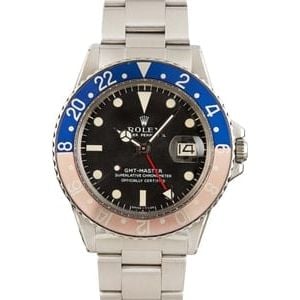 Vintage Rolex GMT 1675 Pepsi Bezel