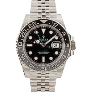 Pre-owned Rolex GMT-Master II ref 126710GRNR Jubilee