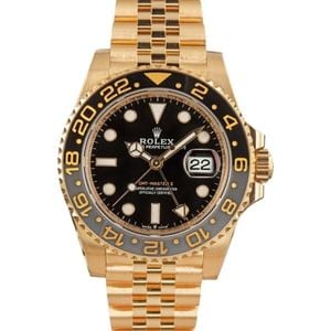 Rolex GMT-Master II Ref 126718 18k Yellow Gold Jubilee