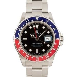 Men's Rolex GMT-Master II 16710 Pepsi Insert