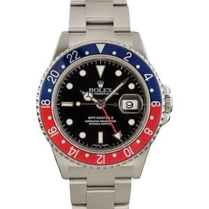 Pre-owned Rolex GMT-Master II Ref 16710T Pepsi