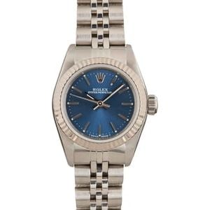 Rolex Oyster Perpetual 67194 Blue Dial