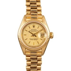 Pre Owned Rolex Ladies President Watch 69178