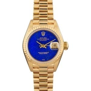 Womens Rolex Datejust 69178 Blue Lapis President