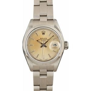 Rolex Date 69160 Silver Dial