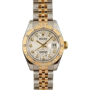 Rolex Datejust 179313 Silver Diamond Dial