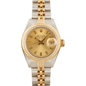 Women's Rolex Date 69173 Champagne