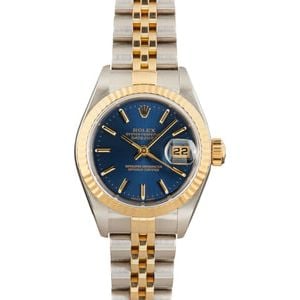 Rolex Ladies Datejust 79173 Blue Dial