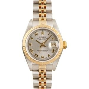 Ladies Rolex Datejust 79173 Slate Roman Dial