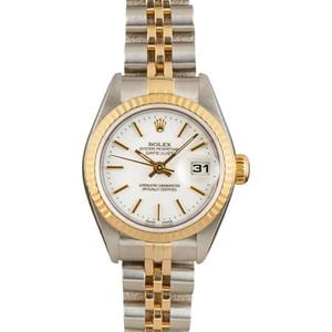 PreOwned Rolex Datejust 79173 White Index Dial