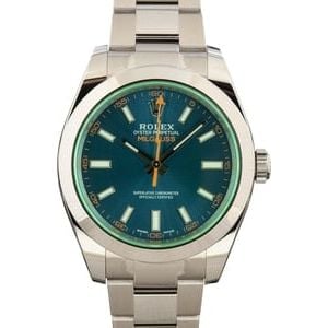 Rolex Milgauss 116400GV Green Sapphire Crystal