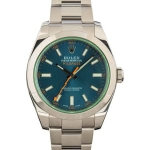 Milgauss Rolex 116400 Blue