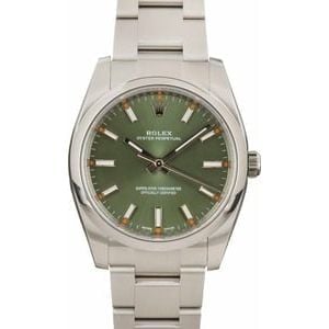 Rolex Oyster Perpetual Olive Green Dial