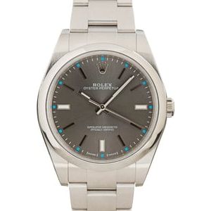 Rolex Oyster Perpetual 114300 Rhodium Dial