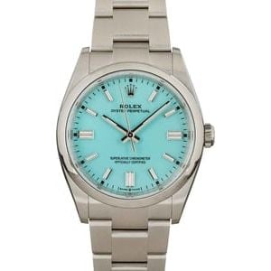 Rolex Oyster Perpetual 126000 Turquoise Blue