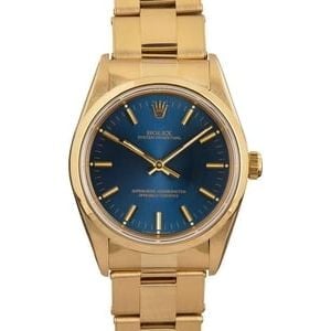 Rolex Oyster Perpetual 14208 Yellow Gold