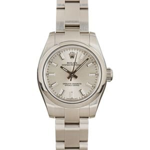 Rolex Lady Oyster Perpetual 176200 Silver Dial